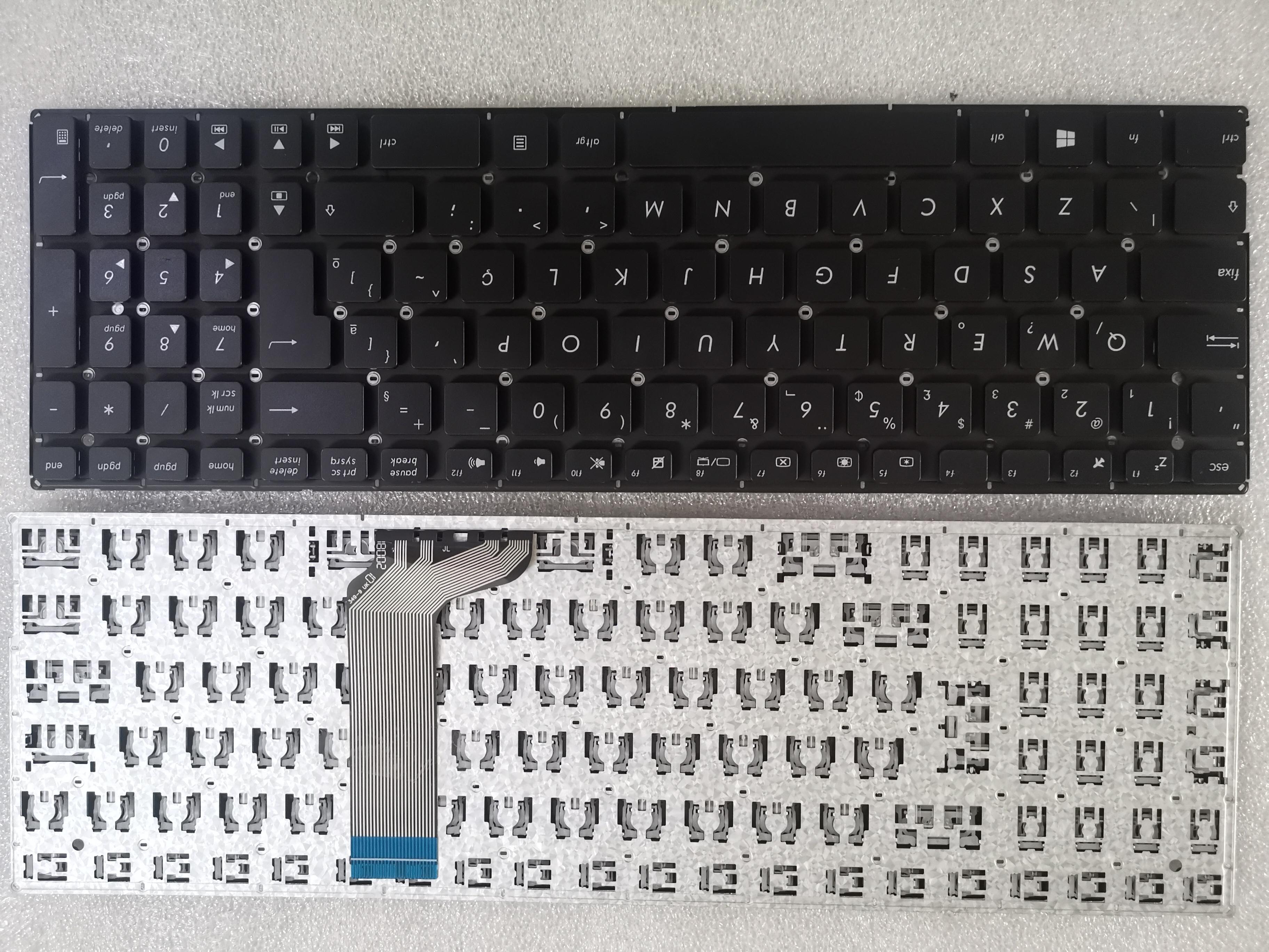 Picture of New Replacement Laptop Keyboard For ASUS X556 BLACK (OEM) BR Layout